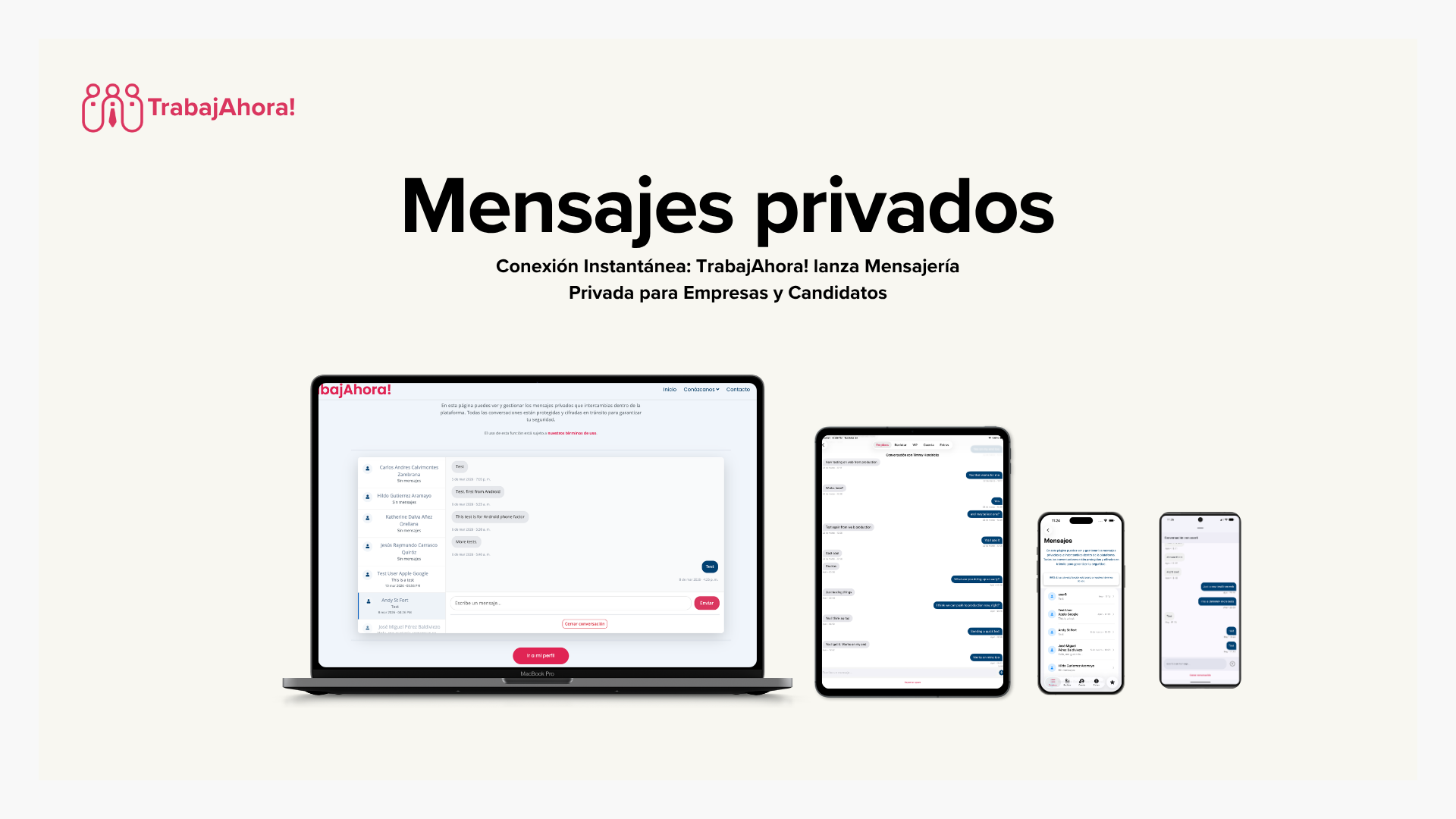 Ventajas de la mensajería privada en plataformas de empleo para reclutamiento rápido