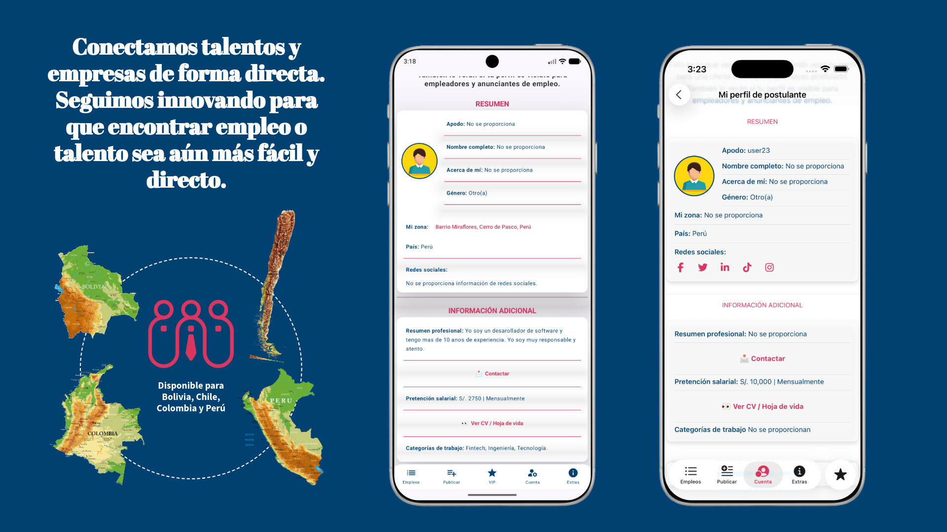 Nuevas funciones de perfiles y empresas en TrabajAhora!