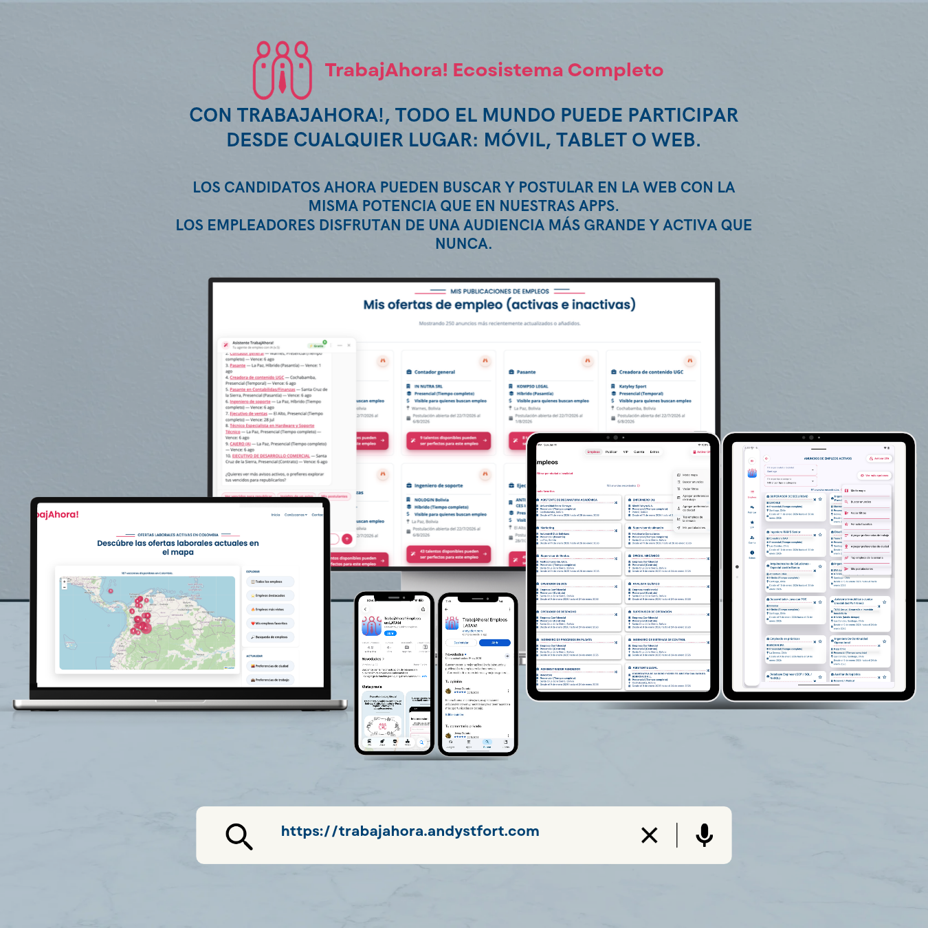 Lanzamiento de la nueva experiencia web de TrabajAhora para buscadores de empleo